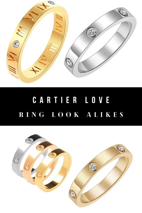 cartier double c ring replica|cartier love ring look alike.